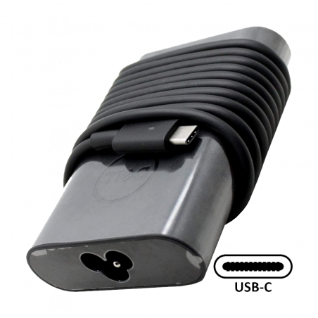 Punjač za notebook DELL ORG. E5 USB-C AC Adapter 90W, Type-C, DELL-4GKXY, 450-AGOQ