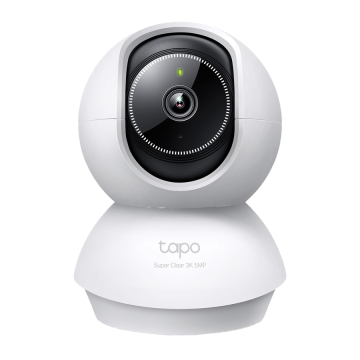 TP-Link TAPO-C230 Pan/Tilt AI Home Security Wi-Fi Camera, 3K 5MP (2880×1620), 2.4 GHz, Horizontal 360, Pan/Tilt, Smart AI Detect