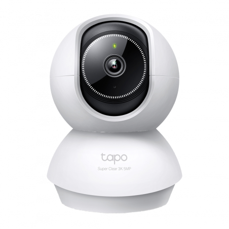 TP-Link TAPO-C230 Pan/Tilt AI Home Security Wi-Fi Camera, 3K 5MP (2880×1620), 2.4 GHz, Horizontal 360, Pan/Tilt, Smart AI Detect