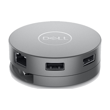 Docking station DELL ORG. Type-C, 2x USB-A 3.2 Gen 2, USB-C 3.2 Gen 2 4K, RJ45 Gigabit Ethernet, DP 4K, VGA, HDMI 4K, DELL-DA310