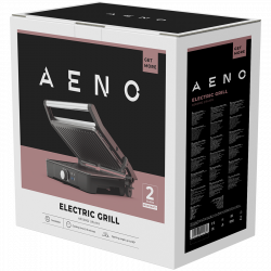 AENO EG2 električni roštilj 2000W, regulacija temperature, kontaktni grill