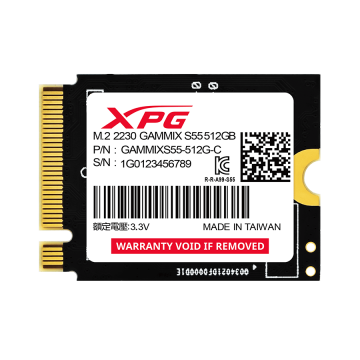 SSD ADATA XPG 512GB PCIE 2230 GEN 4 SGAMMIXS55-512G-C 5000/3800Mbps + RISER Adapter SSD M.2 2230 na 2280