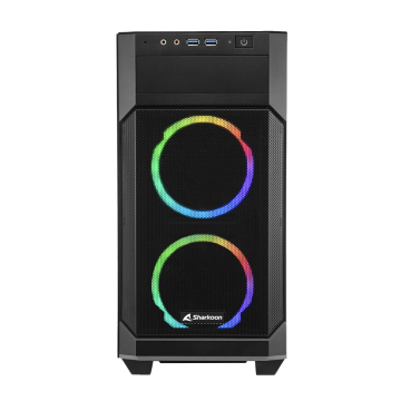 Kućište SHARKOON gaming, V1000 RGB, ventilator 3x 120mm, USB 3.0, mATX