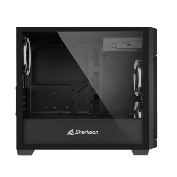 Kućište SHARKOON gaming, V1000 RGB, ventilator 3x 120mm, USB 3.0, mATX
