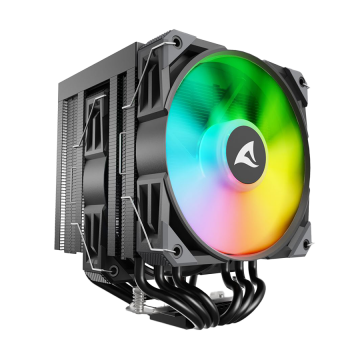 CPU hladnjak Sharkoon A60 RGB Black Air Cooler Intel AMD