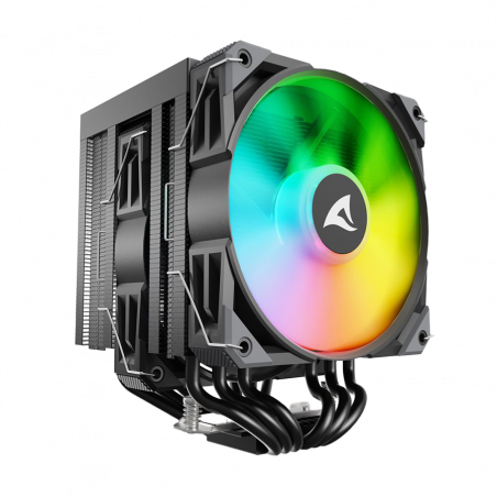 CPU hladnjak Sharkoon A60 RGB Black Air Cooler Intel AMD