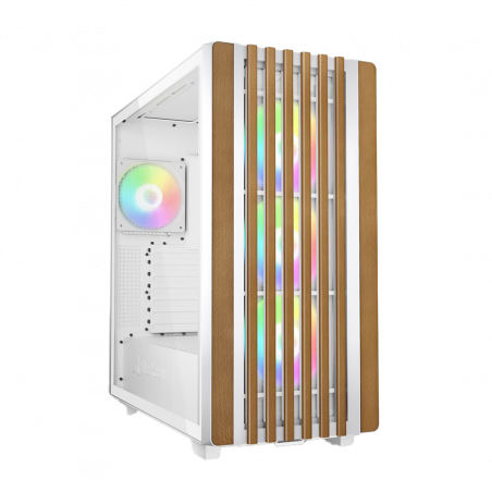 Kućište SHARKOON gaming, Rebel C70G RGB ATX White, ventilator 4x120mm