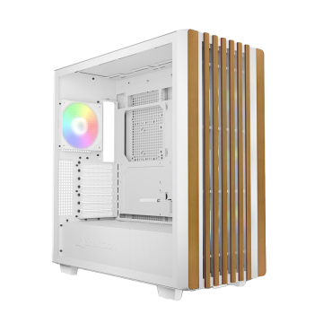 Kućište SHARKOON gaming, Rebel C70G RGB ATX White, ventilator 4x120mm