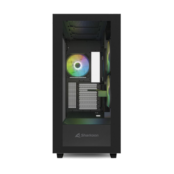 Kućište SHARKOON gaming, Rebel C60 RGB Black ATX, ventilator 4×120