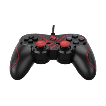 Game Pad gaming RAMPAGE Nebulix PS3/PC Red USB 1.8m Joypad, 40715