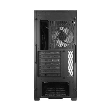 Kućište gaming RAMPAGE CRAFT CRUISER V1 Mesh Tempered Glass Black 4*14cm RGB Fan Hub Controller TYPE-C E-ATX Big-T, 40412