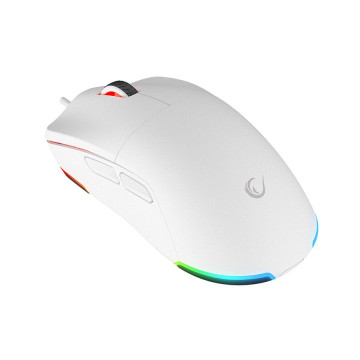 Miš gaming RAMPAGE BLINK White 7 Macro Keys RGB 12800 DPI, 40073