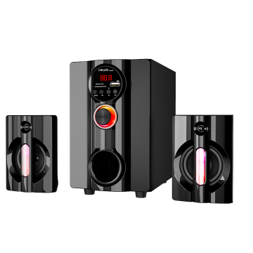 Zvučnici 2.1 gaming Mikado MD-95BT 2 1 20W Black Multimedia FM/BT/SD/USB Speaker, 39525