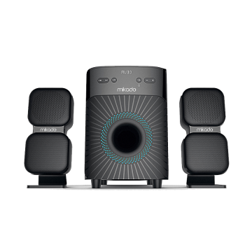 Zvučnici 2.1 gaming Mikado MD-360BT 2 1 38W BT/AUX/USB/FM/LED Display Multimedia Speaker, 36904