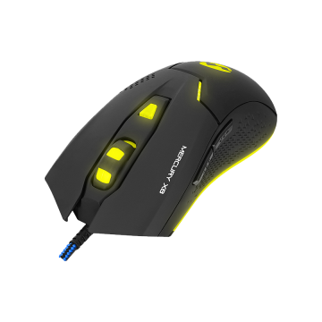 Miš gaming Everest Mercury X8 Usb Black 6D Optical Gaming Mouse, 18296
