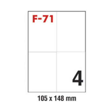 NALJEPNICA 105X148 FORNAX F-71 100/1