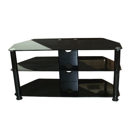 Stalak za TV GNC AVS040-1000, staklo black/black 1000x400x500mm
