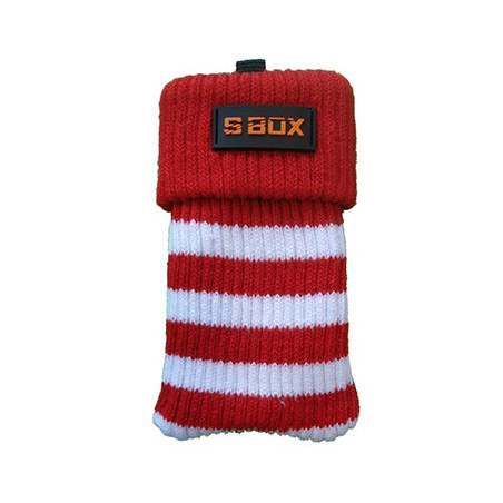 Čarapica za mobilni telefon SBOX MCF-S12 crveno-bijela 65x100mm