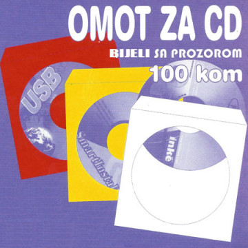 Omot za CD/DVD papirni 100 kom TTO/WB TTO 400350