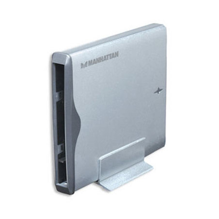 Kućište za externi 5,25″ DVD MANHATTAN, Slim IDE, USB+FireWire, 702928