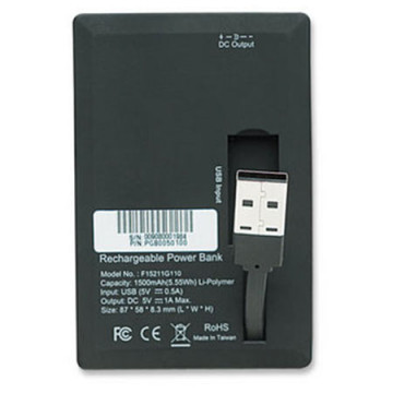 Punjiva baterije Powerbank Li-Ion Polymer 1500mAh 168267 MANHATTAN
