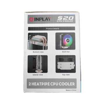 CPU hladnjak INPLAY CPU Cooler S20, LGA 115x, 1200, 17xx, 1366, AMD AM3, AM4, AM5