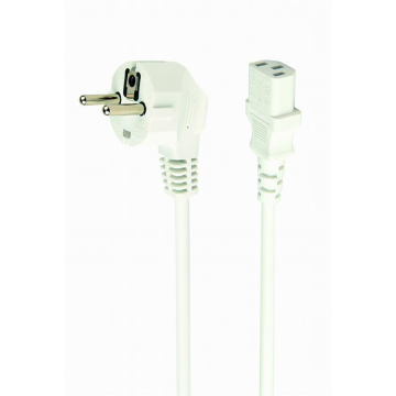 Napojni kabl, PC-186W-VDE, white GEMBIRD, 1,8m