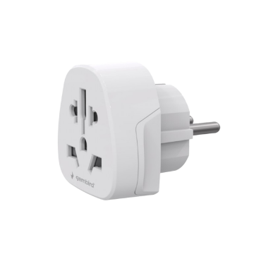 GEMBIRD univerzalni AC strujni adapter World to EU power adapter plug, 15A, A-AC-EUMINTF