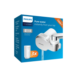 PHILIPS AWP3705P3/10 X-Guard filter za vodu za slavinu, digitalni prikaz, 1000 l, 3 uloška