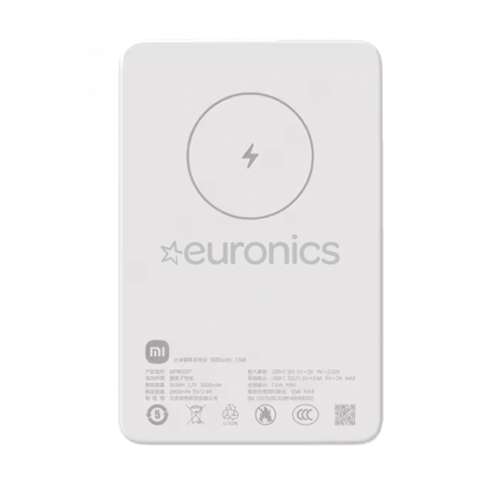 Xiaomi powerbank Magnetic 5000 mAh, sivi, BHR9303GL