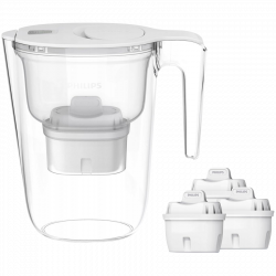 PHILIPS AWP2933WHT4/10 vodeni filter bokal 2,6 l, digitalni tajmer, 4 filtera, bijeli