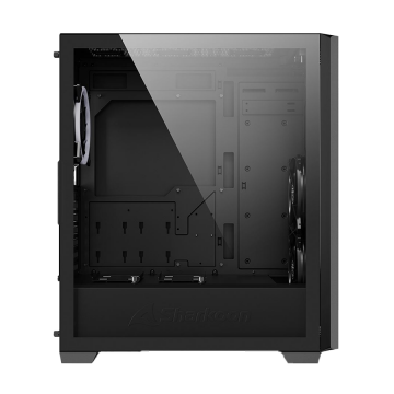 Kućište SHARKOON gaming, VS9 Black RGB ATX, Tempered Glass, ventilator 3x120mm
