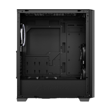 Kućište SHARKOON gaming, VS9 Black RGB ATX, Tempered Glass, ventilator 3x120mm
