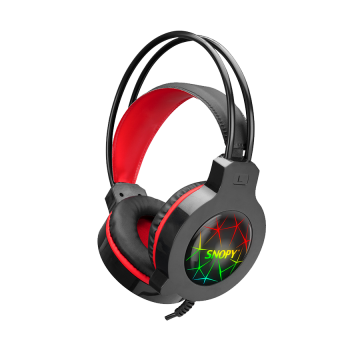 Slušalice sa mikrofonom gaming Snopy SN-GX7 CRAZY Black USB Led Microphone Headset, 31380