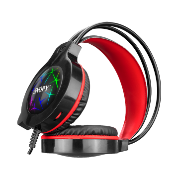 Slušalice sa mikrofonom gaming Snopy SN-GX7 CRAZY Black USB Led Microphone Headset, 31380
