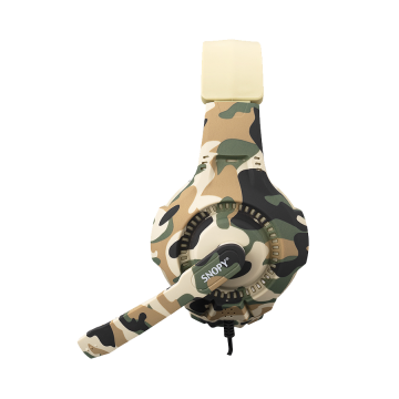 Slušalice sa mikrofonom gaming Snopy SN-8800 GAMETIME Camouflage Pattern PC 3,5M PS4-XBOX-Mobile Gaming Headset with Adjustable 