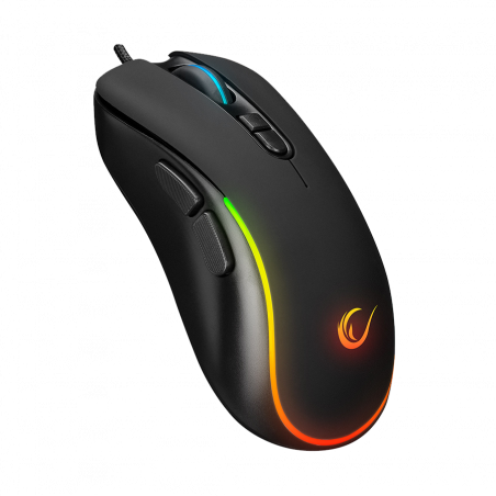 Miš gaming RAMPAGE SMX-R47 X-Jammer V2 USB Black RGB Light 12800 DPI 1000 Hz, 35086