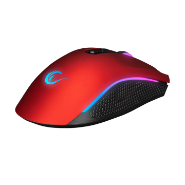 Miš gaming RAMPAGE SMX-R44 V2 Macrol Red 2800 DPI RGB LED 80 Million Huano Switch Gaming Player Mouse, 41490