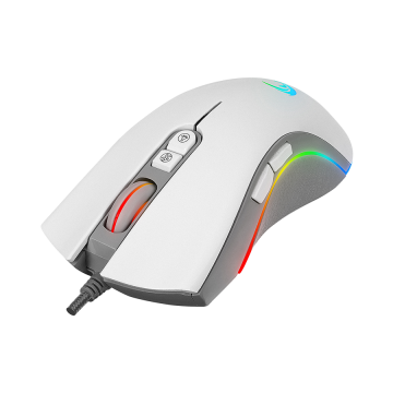 Miš gaming RAMPAGE SMX-R22 PhoenIX V2 White 7 key RGB 12800DPI, 39102