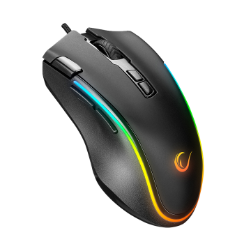 Miš gaming RAMPAGE SMX-G72 GREEDY 8 KEYS, Double Click Real RGB Backlit,Macro Programable, 33362
