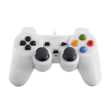 Game Pad gaming RAMPAGE Snopy SG-R602 PS3/PC White USB 1.8m Joypad, 30493