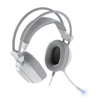 Slušalice sa mikrofonom gaming RAMPAGE RM-K19 RAGING PLUS White USB 7.1 Surround RGB LED Gaming Headset with Microphone, 40176
