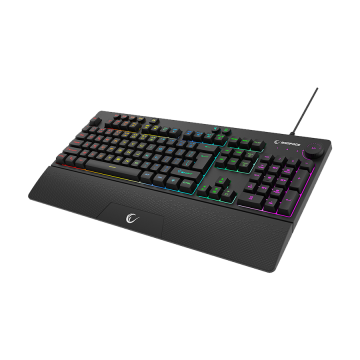 Tastatura gaming RAMPAGE KB-GX65 SIMULA USB RGB illuminated 4 Macro-key English Layout wrist-supported, 42183