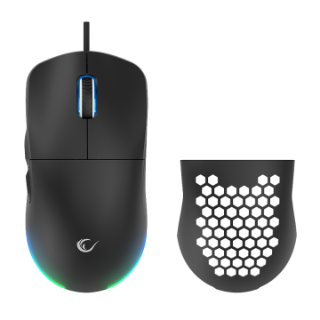 Miš gaming RAMPAGE BLINK Black 7 Macro Keys RGB 12800 DPI, 40072