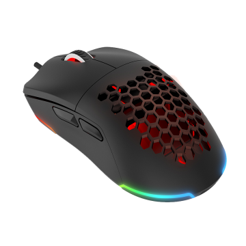 Miš gaming RAMPAGE BLINK Black 7 Macro Keys RGB 12800 DPI, 40072