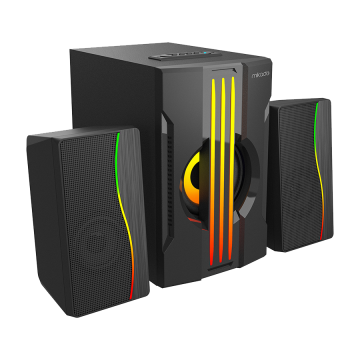 Zvučnici 2.1 gaming Mikado MD-254 2 1 25W (5W*2 15W) USB SD FM FM Bluetooth supported RGB sound system, 40116