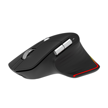 Miš Everest SMW- 178 Handy 2in1 Bluetooth 2,4GHz Black Rechargeable 4000 DPI Horizontal/Vertical Wheel Ergonomic RGB Mouse, 4104