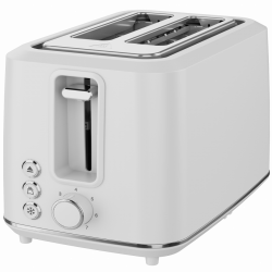 AENO toster bijeli, 2 kriške, 1080W, 7 nivoa tostiranja