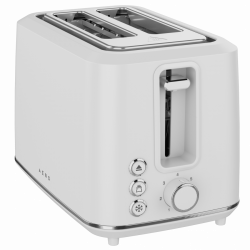 AENO toster bijeli, 2 kriške, 1080W, 7 nivoa tostiranja