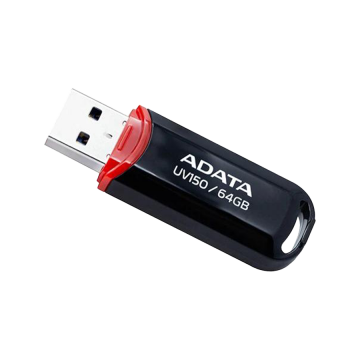 USB Memory stick Adata UFD 64GB USB 3.2 AUV150-64G-RBK/Crna